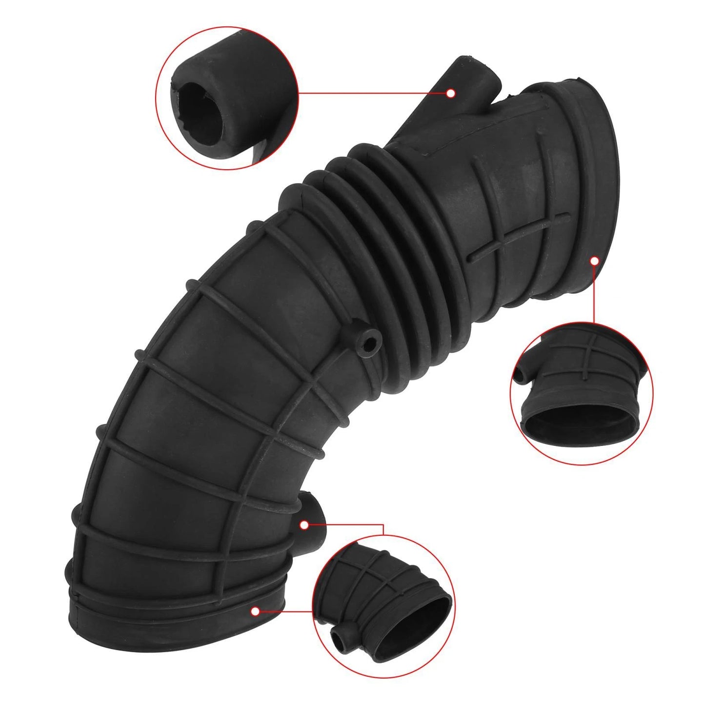 Air Duct Filtered Pipe Air Intake Hose for BMW 525i (1989-1990)