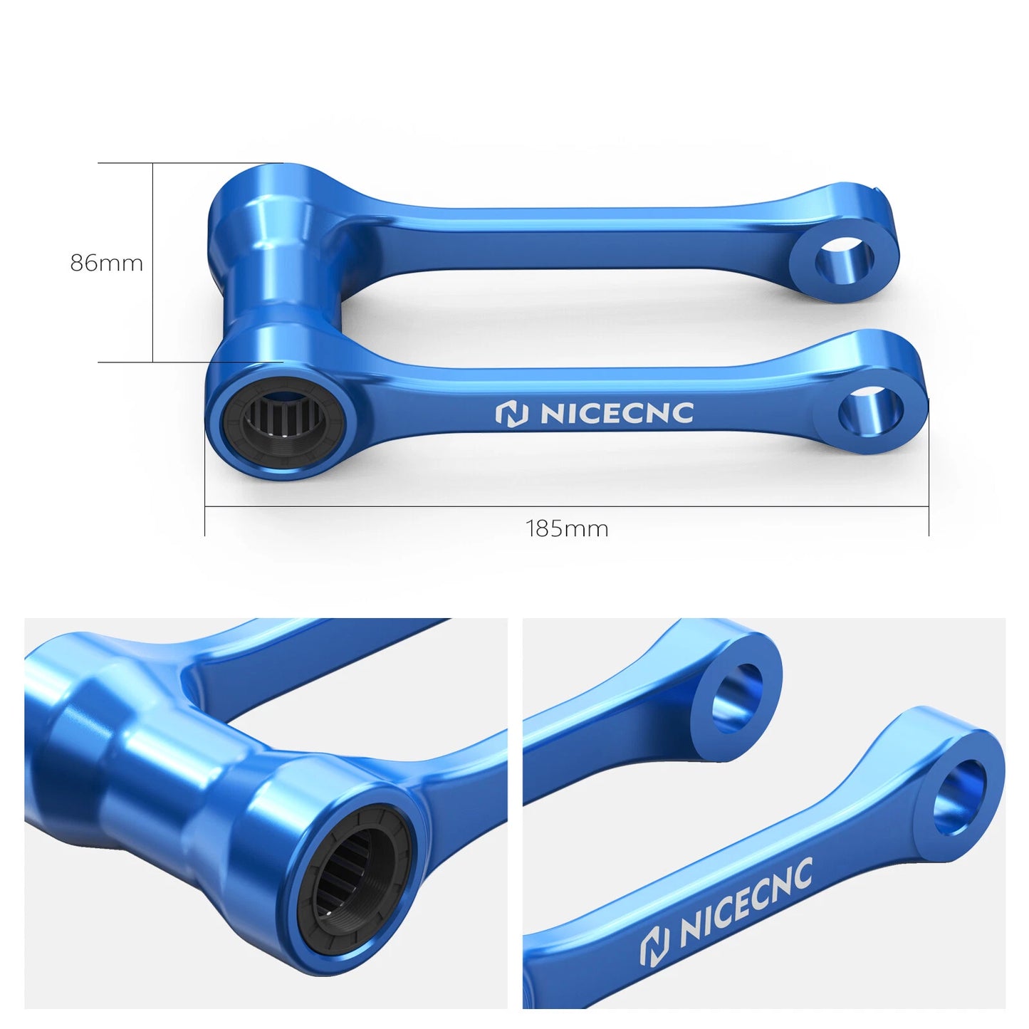 1.0" Rear Suspension Lowering Link for Yamaha YZ125, YZ250 (2002-2023)