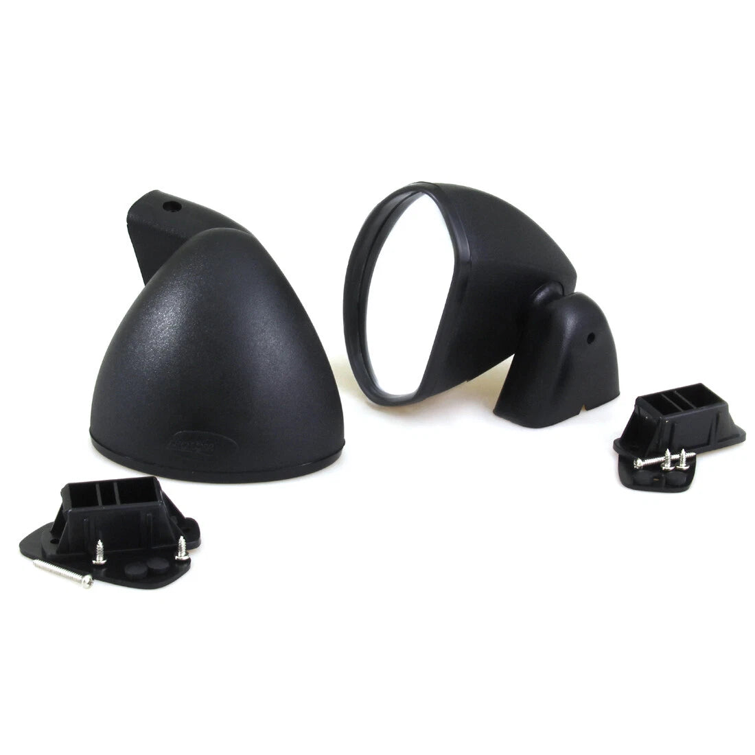 Black Door Mirrors x2 for Nissan Datsun Bluebird 1963-1981