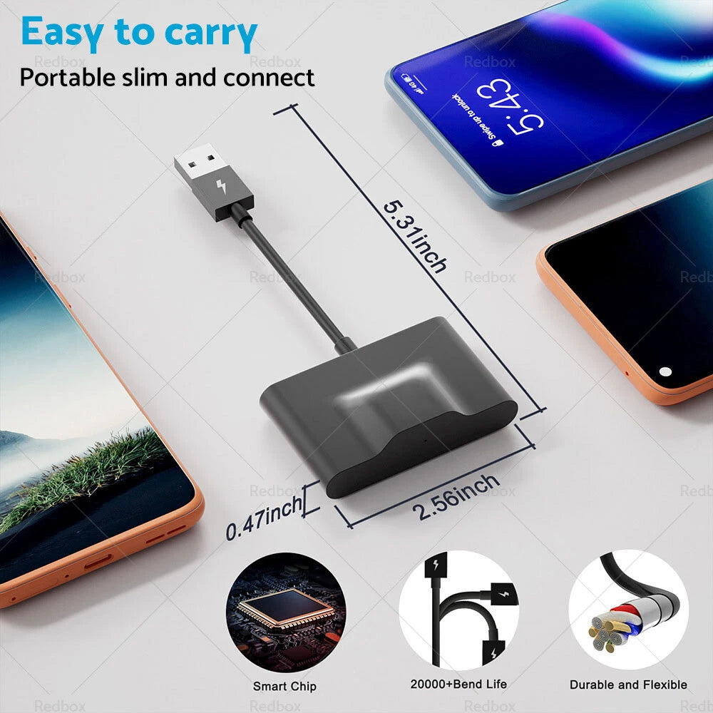 Auto Wireless Carplay Adapter for Most Vehicles with CarPlay (2020-2023)