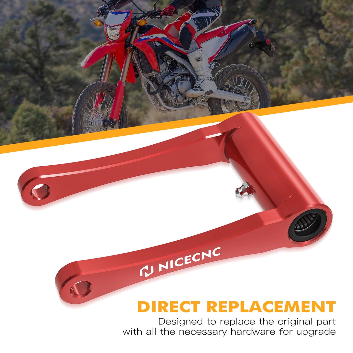 1.75" Aluminum Lowering Link Kit for Honda CRF300L RALLY (2021-2024)