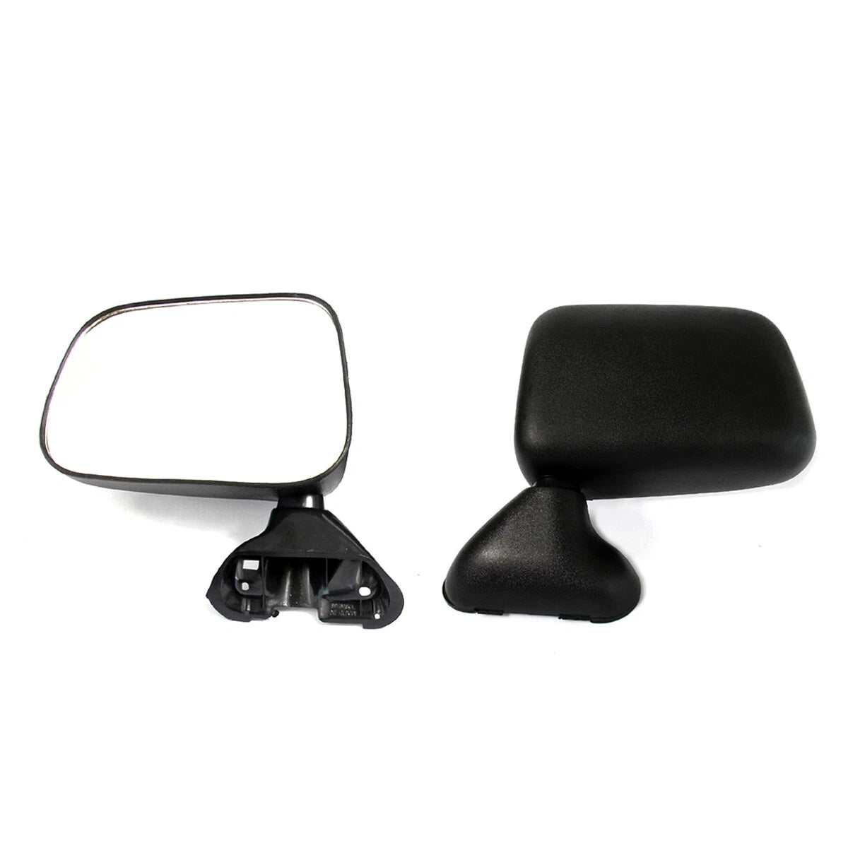 Black Door Mirrors x2 for Toyota Hilux 1988-1997