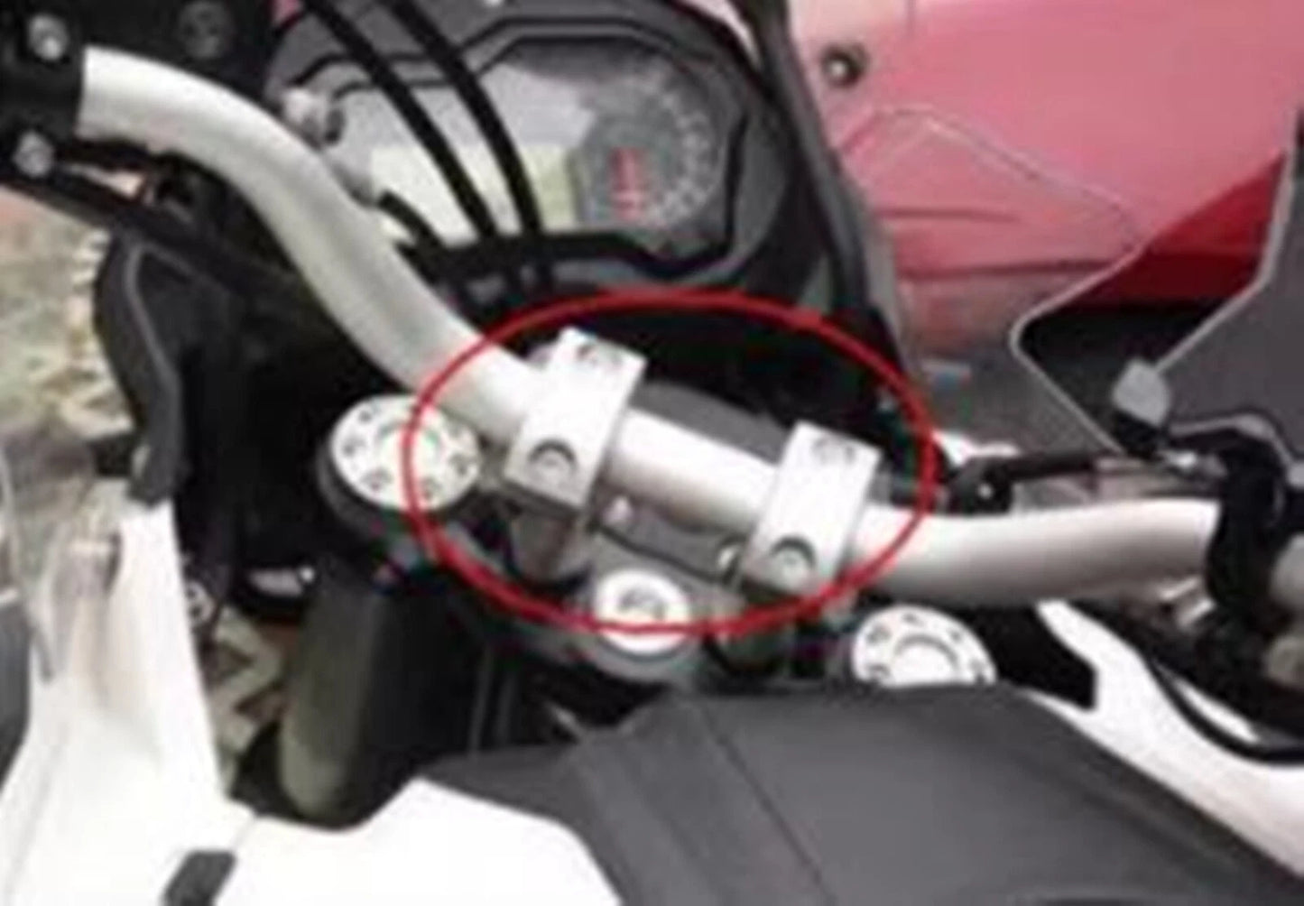 1" 25MM Handlebar Riser Clamp for Yamaha Kawasaki Honda