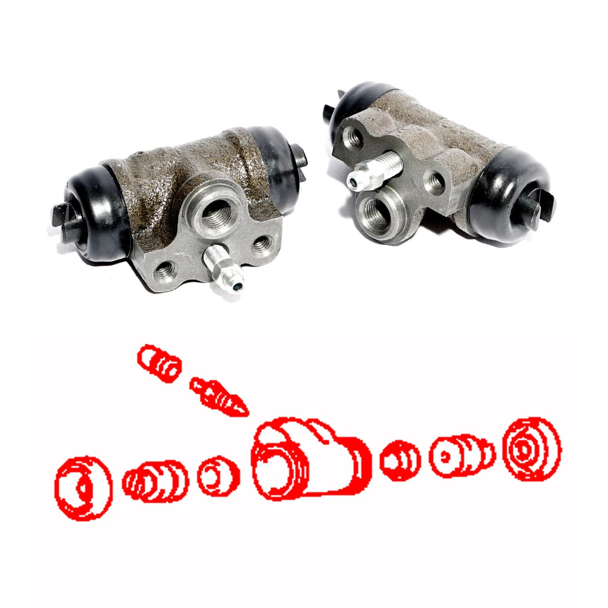 Rear Brake Cylinder for Mitsubishi Minicab Town Box Wide 1999-2009