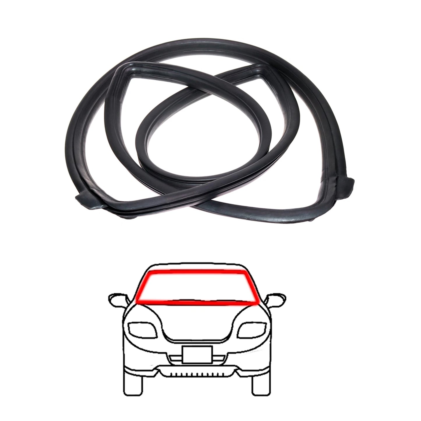 Front Windshield Seal for Toyota Hilux LN80 LN86 LN108 1988-1997