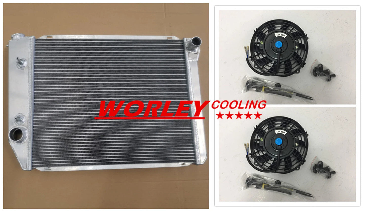 Alloy Radiator & Fan for Ford Falcon XA XB XC XD XE (1972-1985)