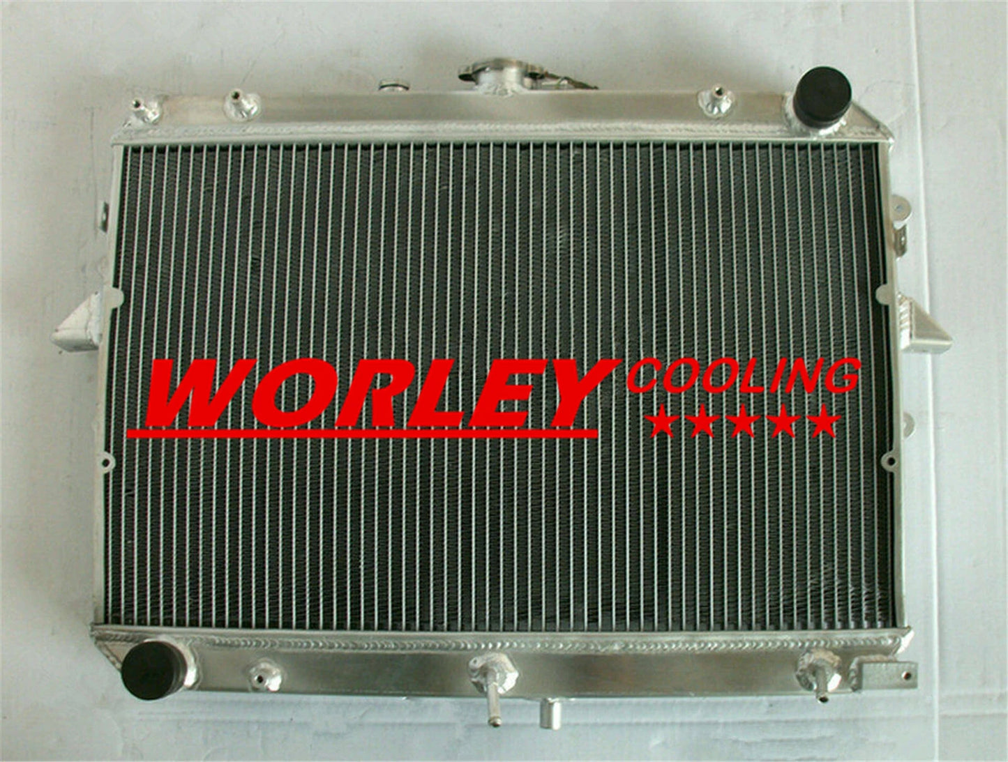 Aluminum Radiator + Fan for Ford Econovan/Mazda E2000 (1984-1997)