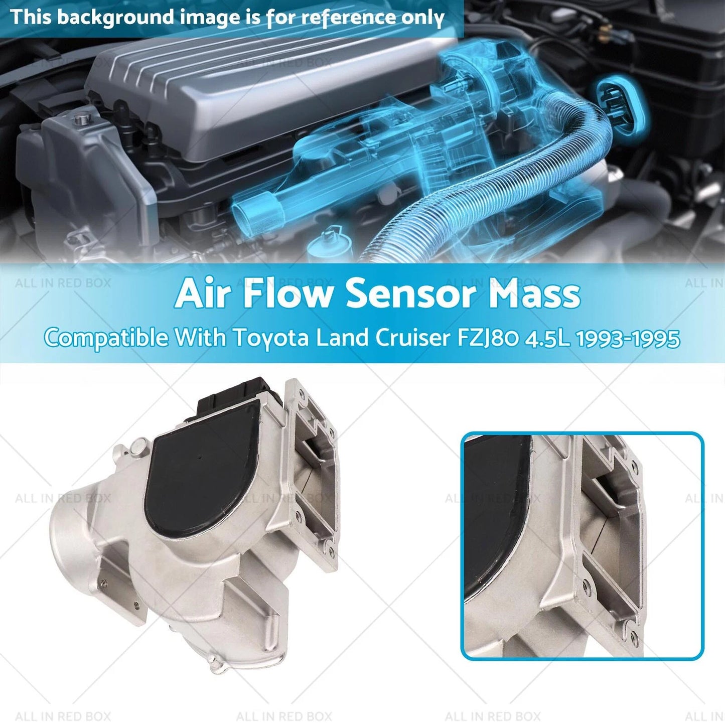 Air Flow Sensor for Toyota LandCruiser FZJ80 4.5L (1993-1995)
