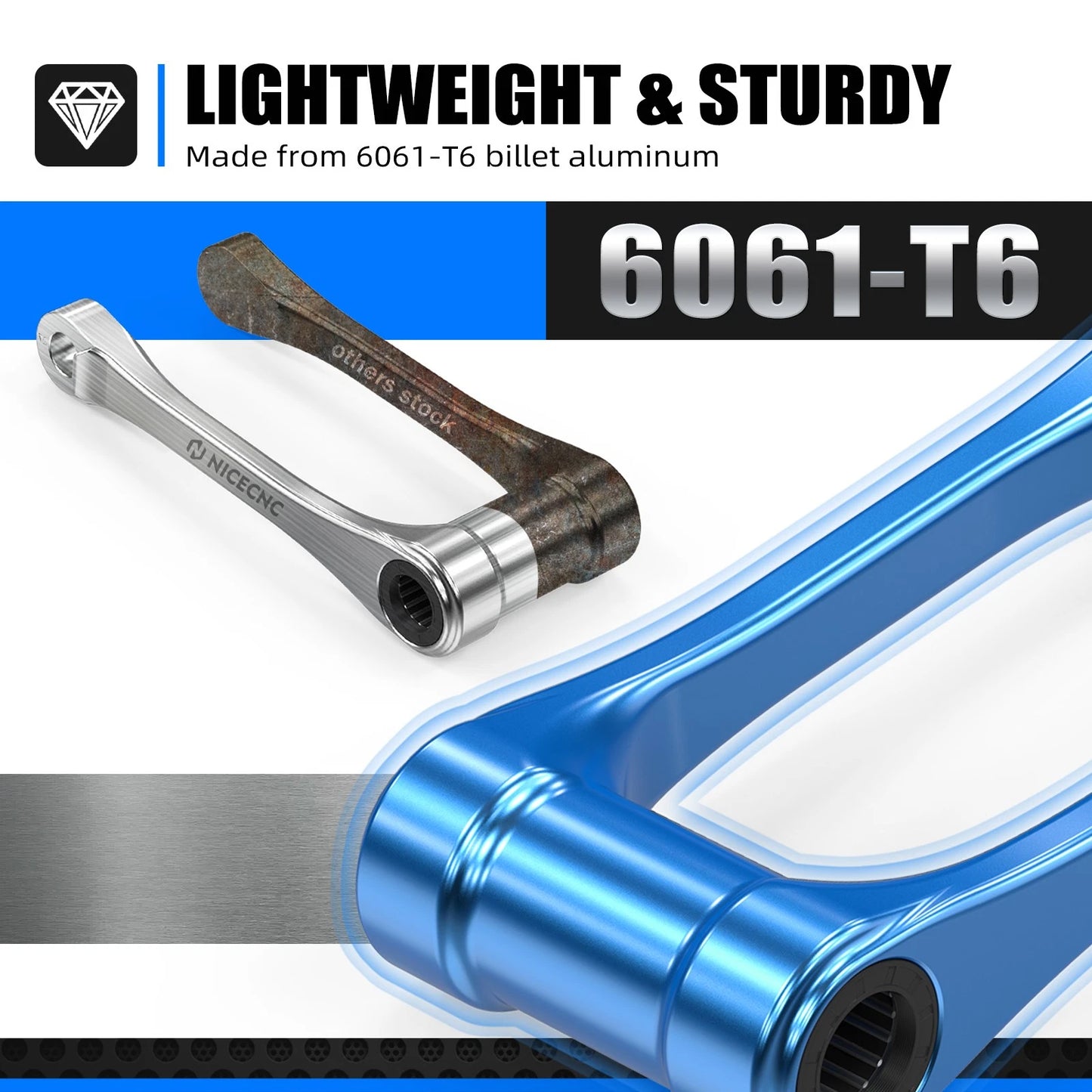 1.5" Rear Lowering Link for Husqvarna TE 125/150/250/300 FE 250/350/450/501 (2025)