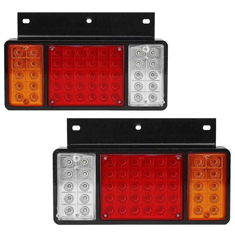1 Pair 12V LED Rear Tail Lights for Isuzu Elf Truck (2000-2023)