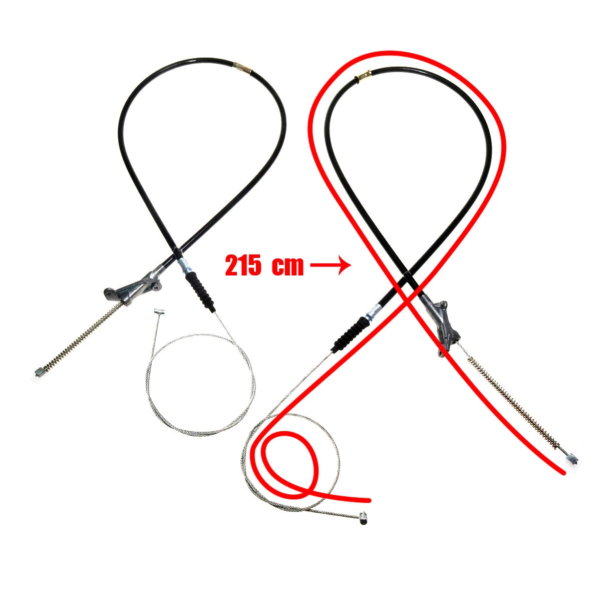 RR Hand Parking Brake Cable x2 for Toyota Hilux2WD 1988-1997