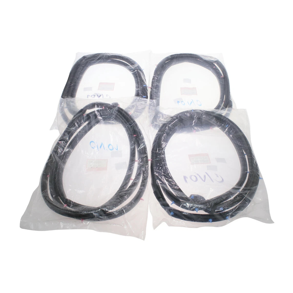 Front & Rear Door Weatherstrip Set for Honda Civic Ferio Sedan 2001-2004