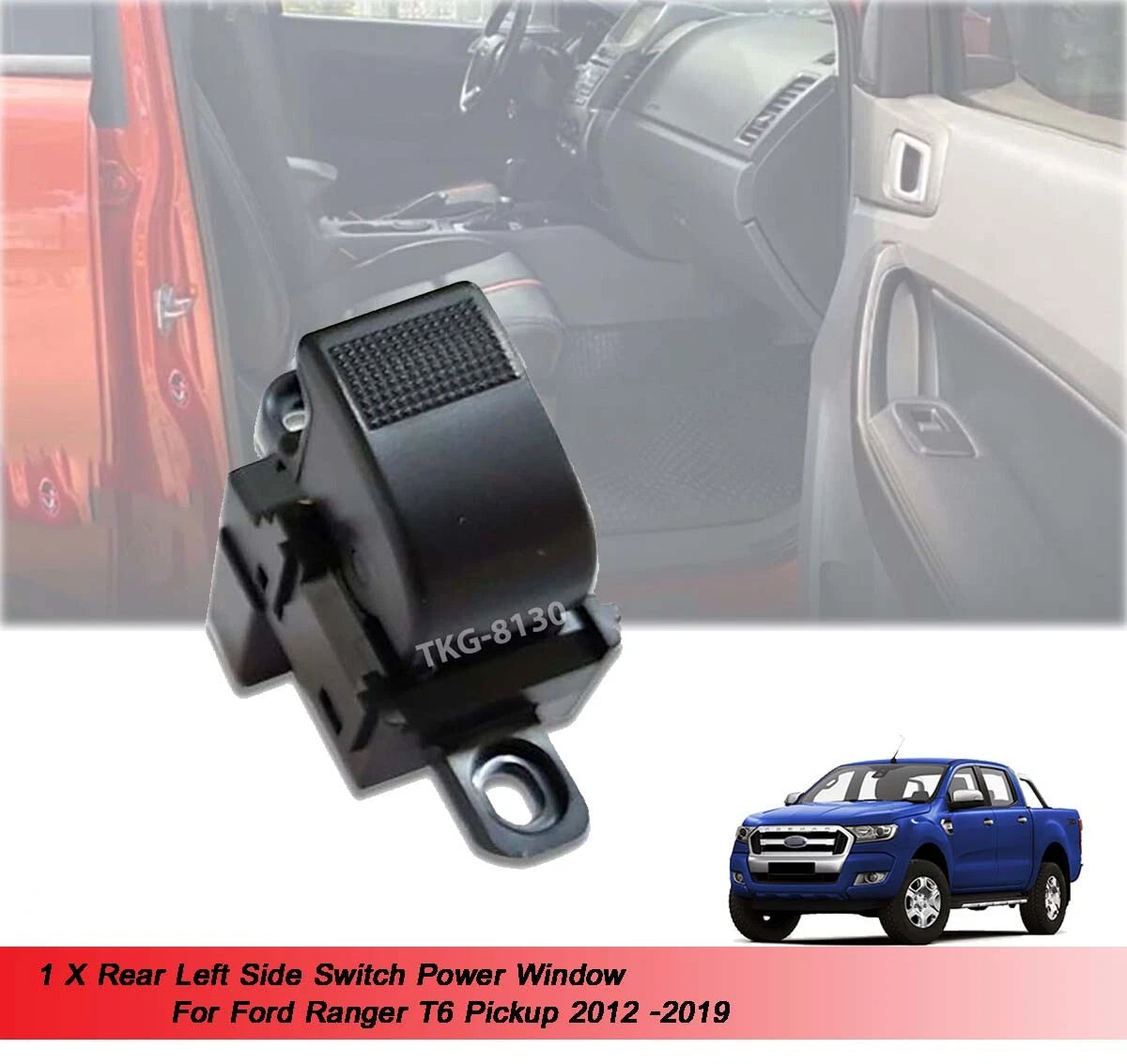 1 x Rear Left Power Window Switch for Ford Ranger Px(2012-2018)