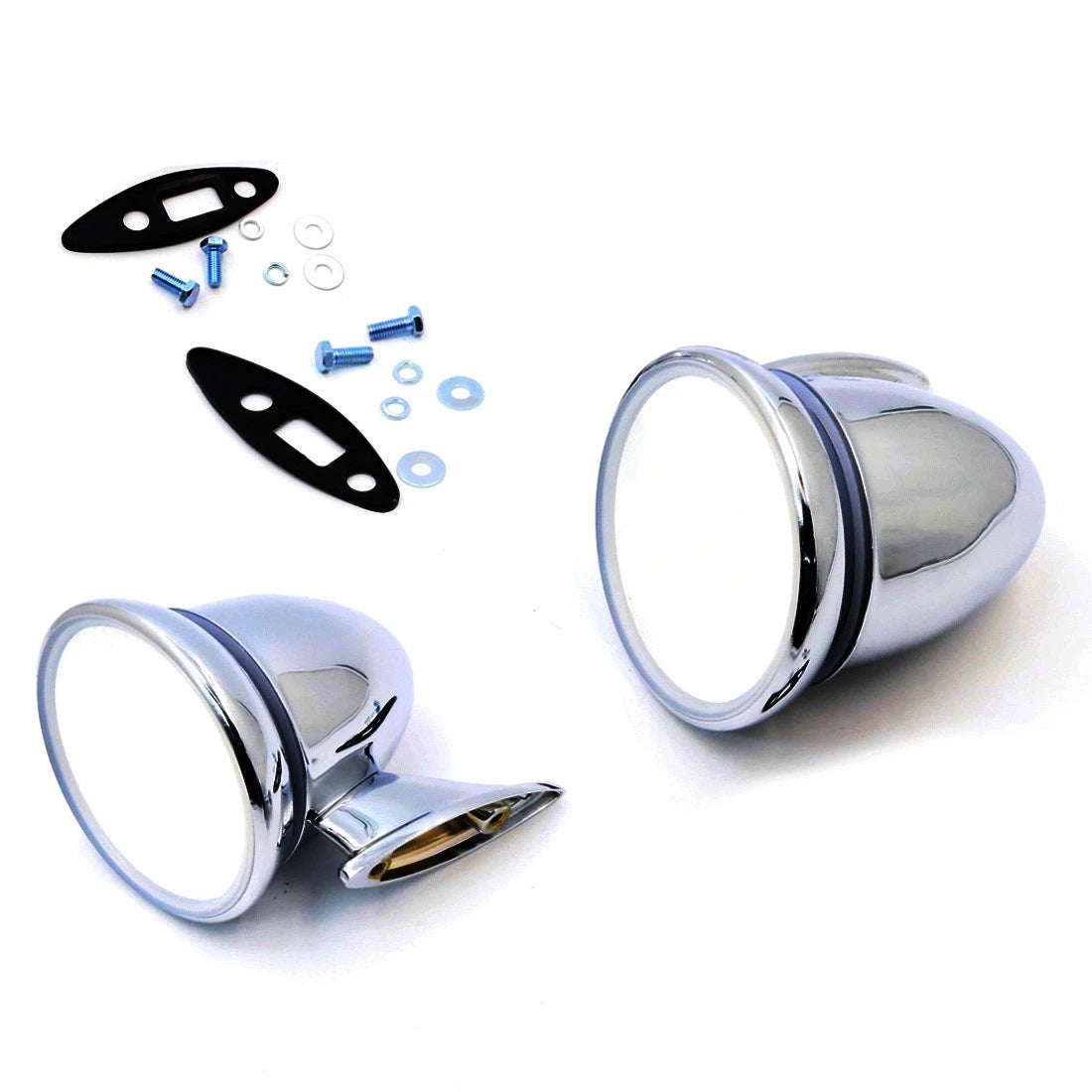 Chrome Fender Door Mirror x2 for Nissan Datsun 510/240Z/260Z/280Z 1968-1978