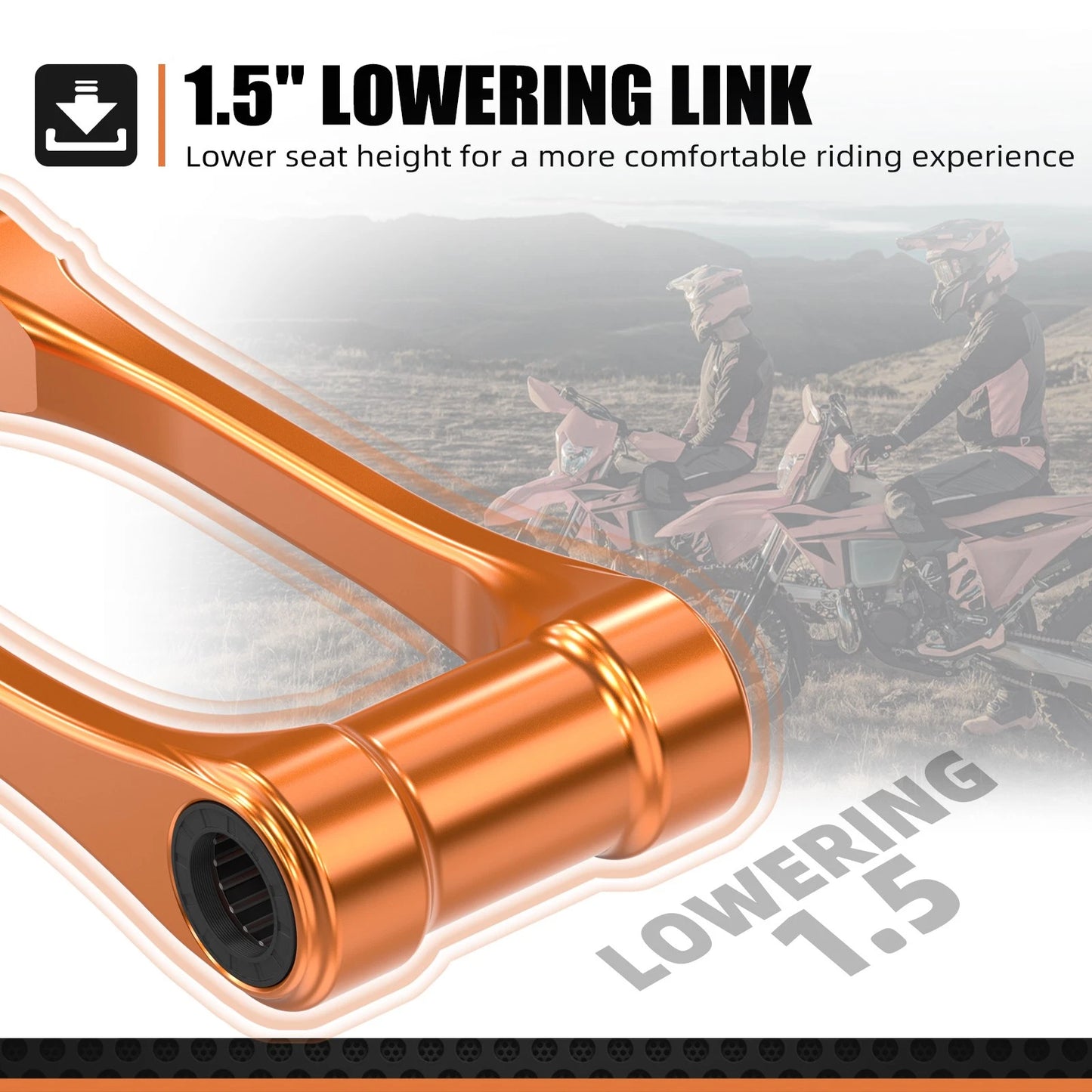 1.5" Lowering Link for KTM 250 350 450 SX-F XC-F (2024-2025)