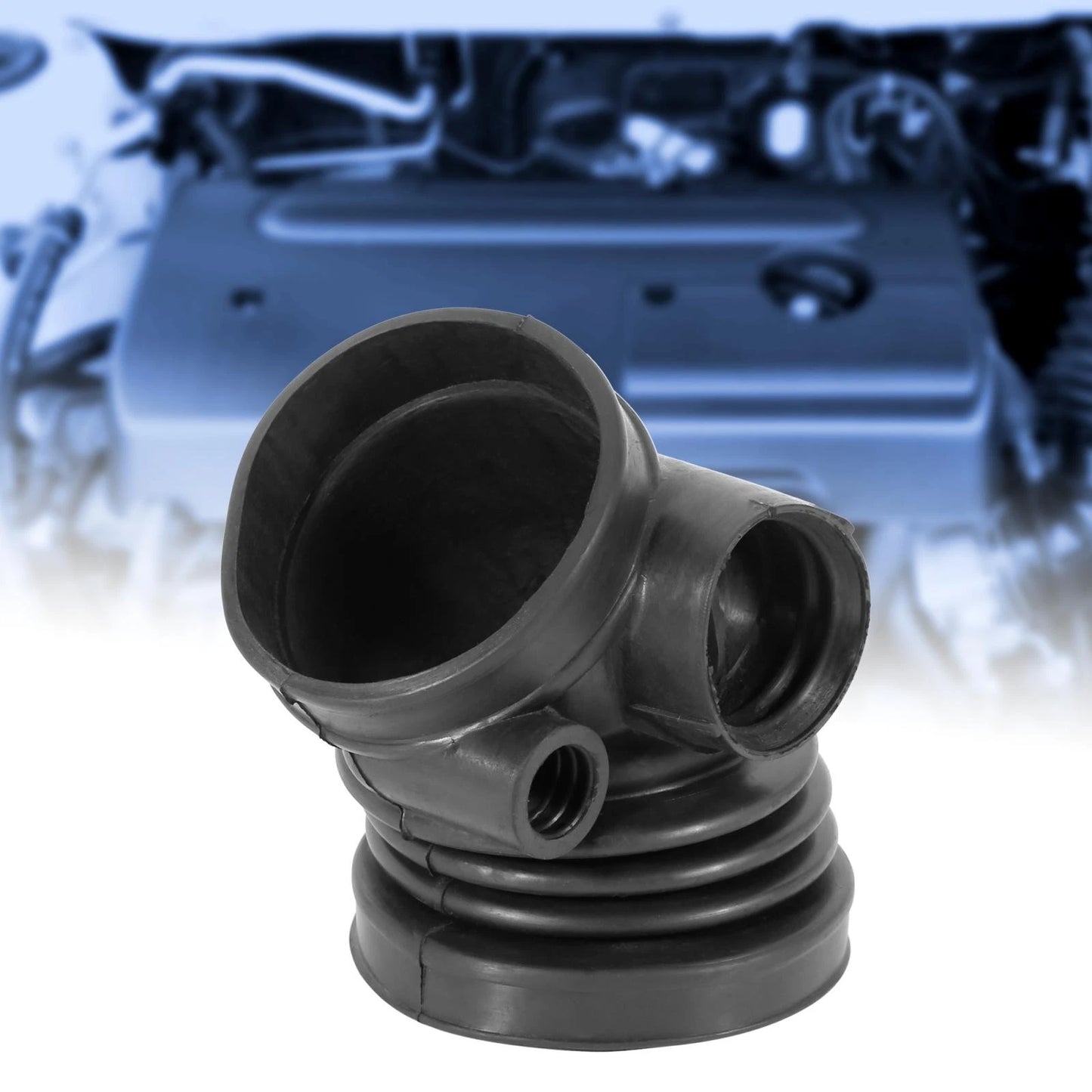Air Intake Hose for BMW 528i 1997-1998 Rubber Tube Black 2 x 13541740931