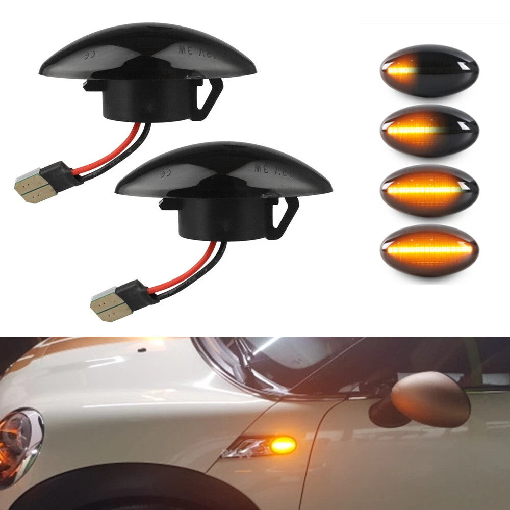 1 Pair LED Side Marker Lights for BMW Mini Cooper R53 (2001-2005)