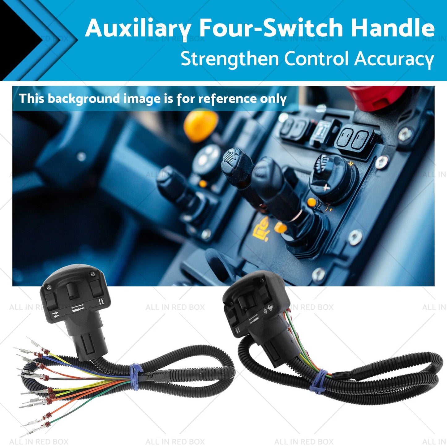 Auxiliary Four-Switch Handle for Bobcat Skid Steer Loaders