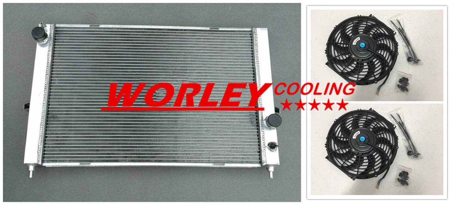 Aluminum Radiator + Fan for Land Rover Discovery II V8 4.0/4.6L (1999-2004)