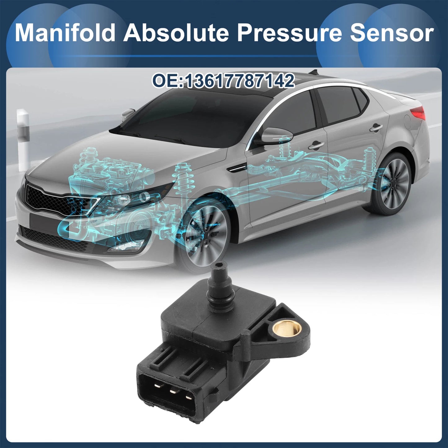 Air Intake MAP Pressure Sensor for BMW 3 Series (2006-2013)