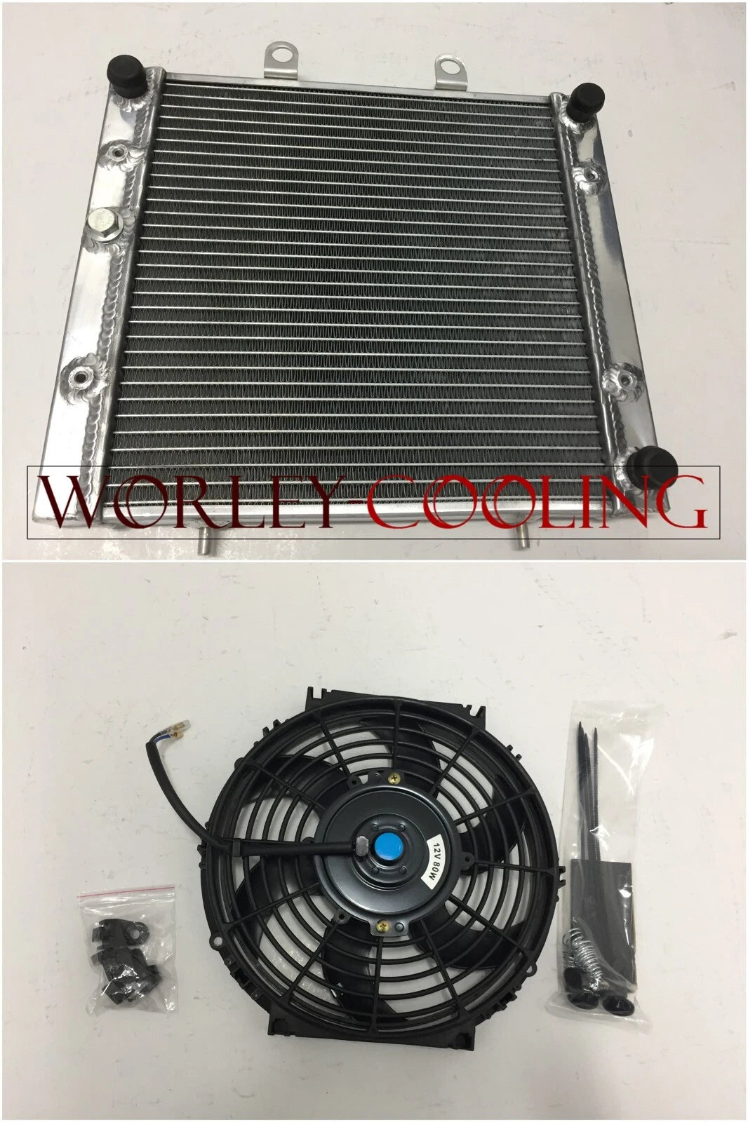 Aluminum Radiator + 1 Fan for Polaris Sportsman 500 (2009-2013)