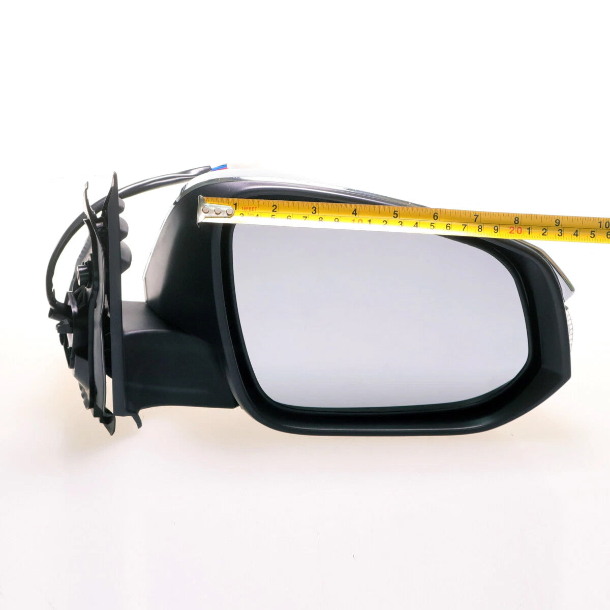 Chrome Electric Foldable Mirrors Set for Toyota Hilux KUN122 GUN123 TGN136 2015-2019