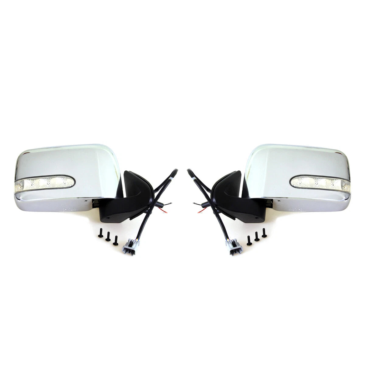 Chrome Electric Mirror LED for Nissan D22 Navara 1997-2004