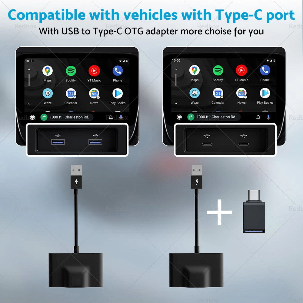Auto Wireless Carplay Adapter for Most Vehicles with CarPlay (2020-2023)