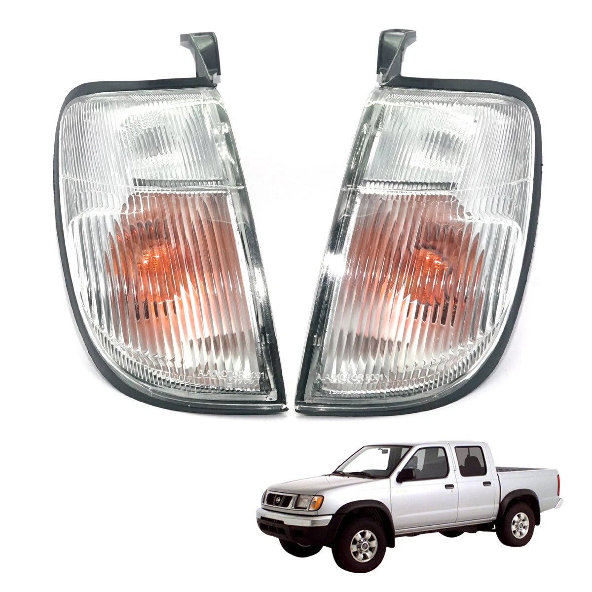 Front Corner Indicator Light x2 for Nissan Navara D22 1997-2004