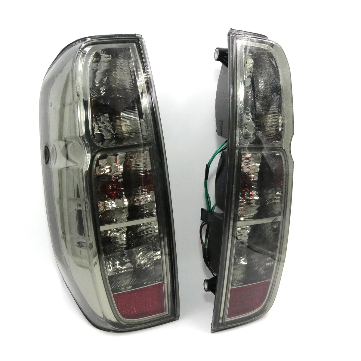 Tail Light Light Smoke Lens x2 for Nissan Navara D40 2005-2015