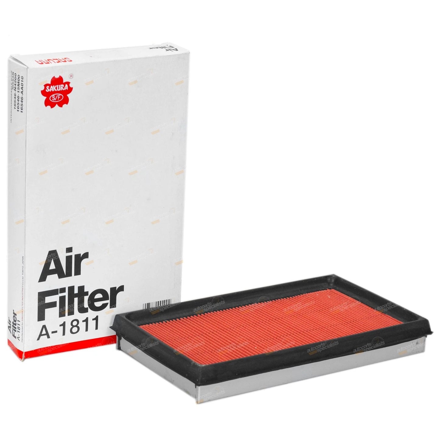 Air Filter Cleaner for Subaru Vortex AX4 1985-1988 4cyl EA82 1.8L Engine