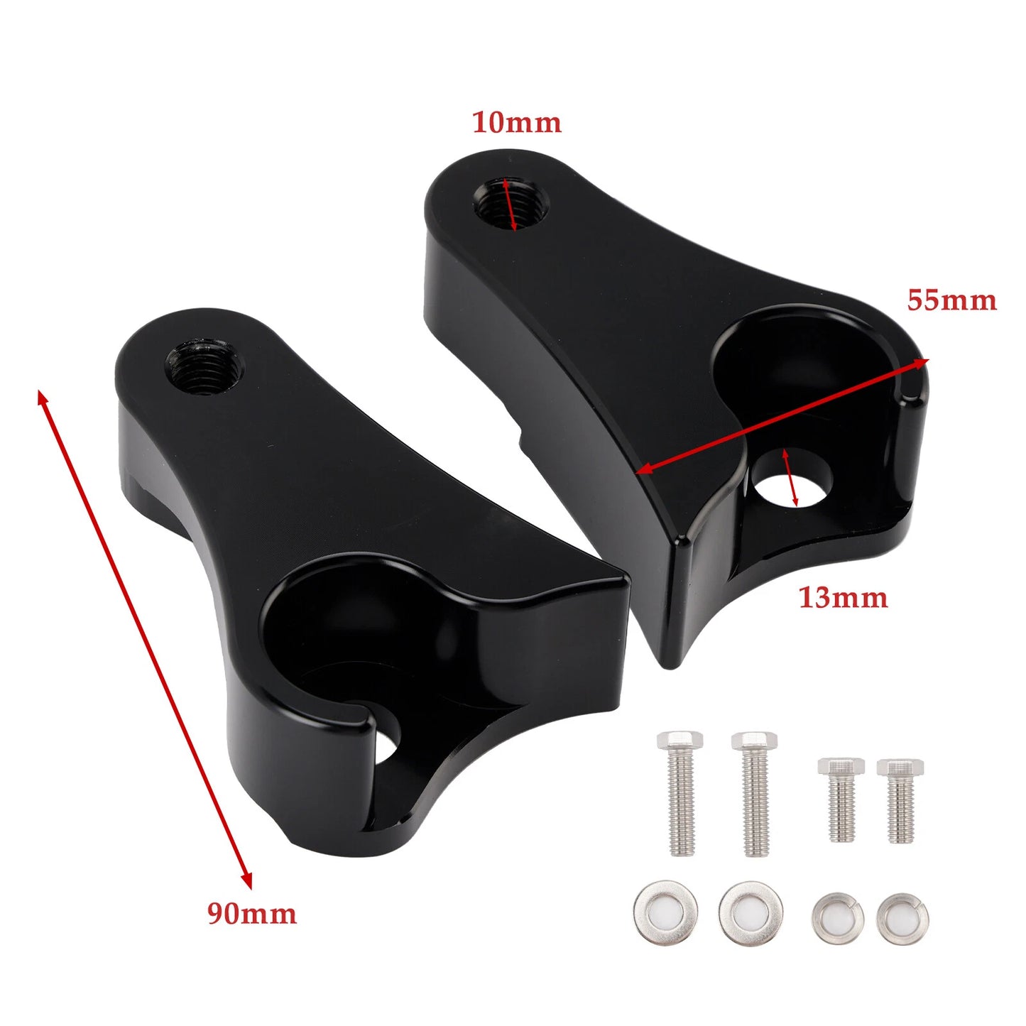 1.5" Lowering Link Blocks Kit for Harley Touring Street Glide Road King (2009-2025)