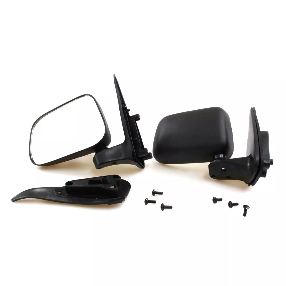Black Manual Door/Wing Mirror for Toyota Hilux D4D 2.5TD 2001-2005