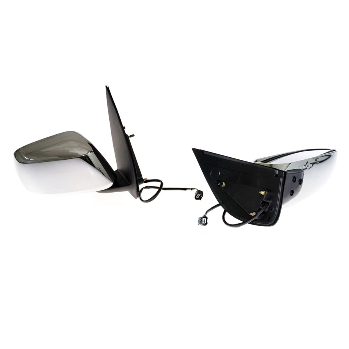 Chrome Electric Door Mirror x2 for Nissan Navara D40 4WD 2005-2015