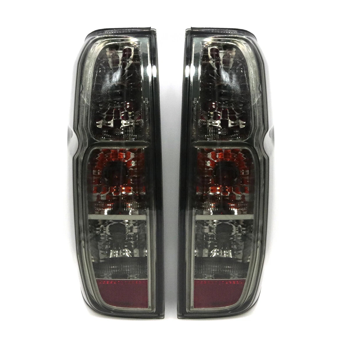 Tail Light Light Smoke Lens x2 for Nissan Navara D40 2005-2015
