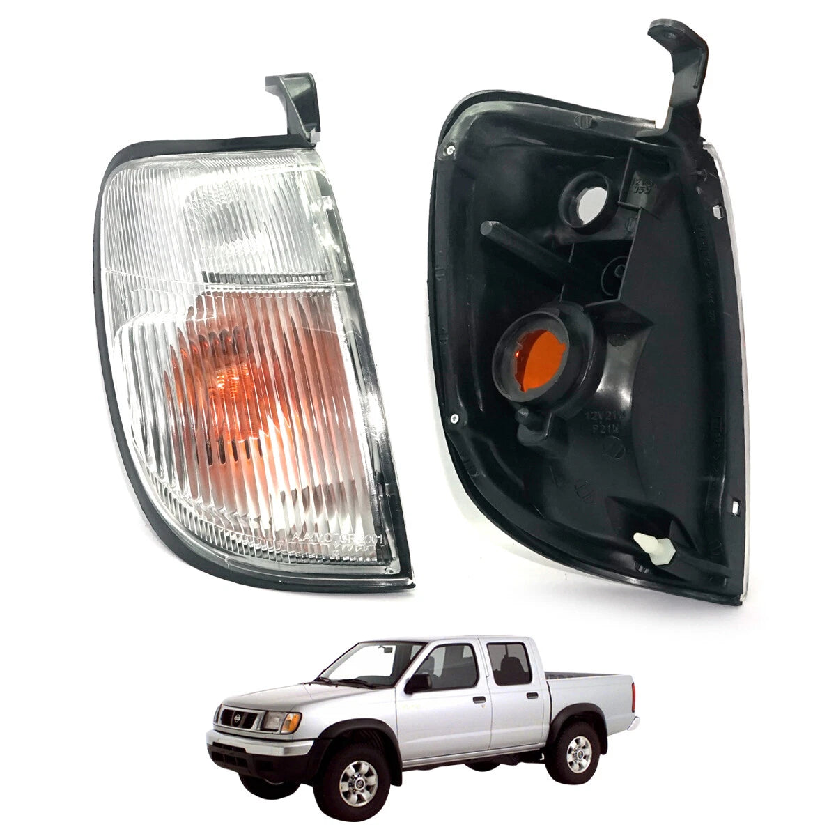 Front Corner Indicator Light x2 for Nissan Navara D22 1997-2004