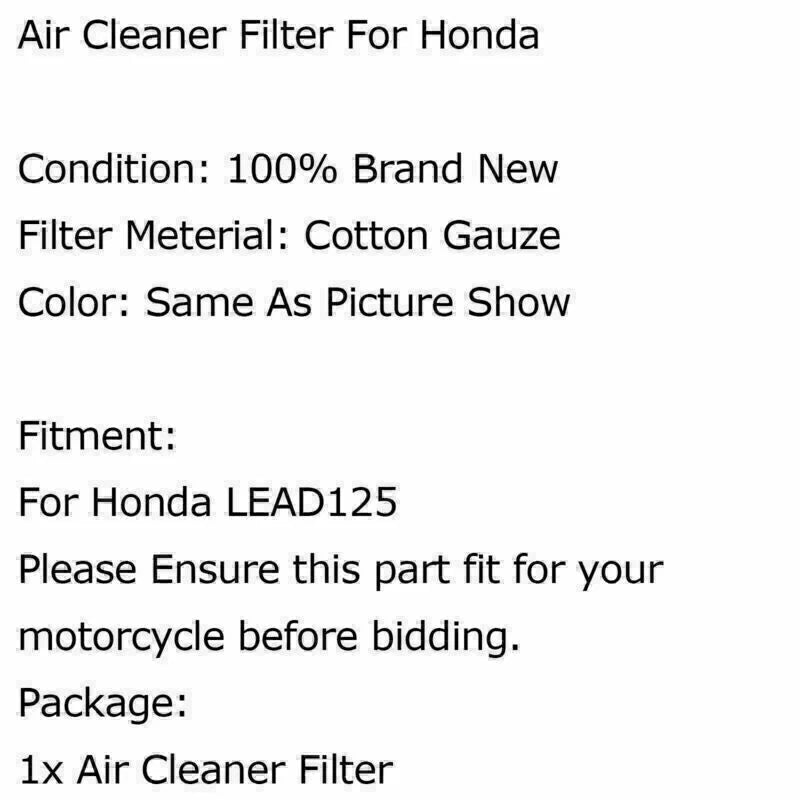 Air Filter for Honda NH 125 Lead 125 (2001-2005)