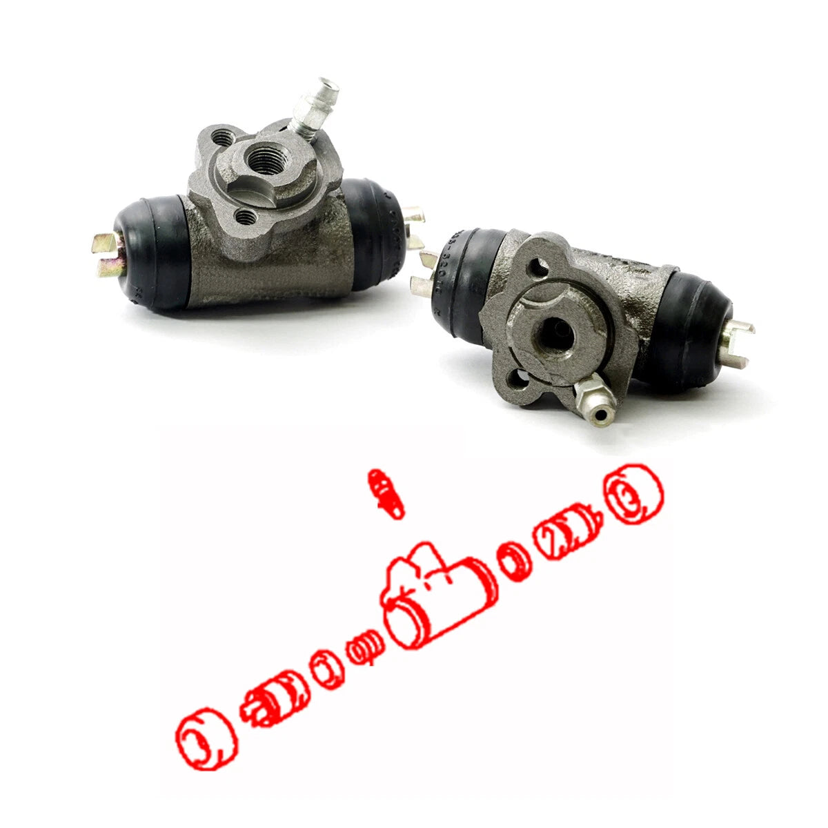 11/16 Rear Brake Cylinders for Toyota Starlet Hatchback 1996-1999