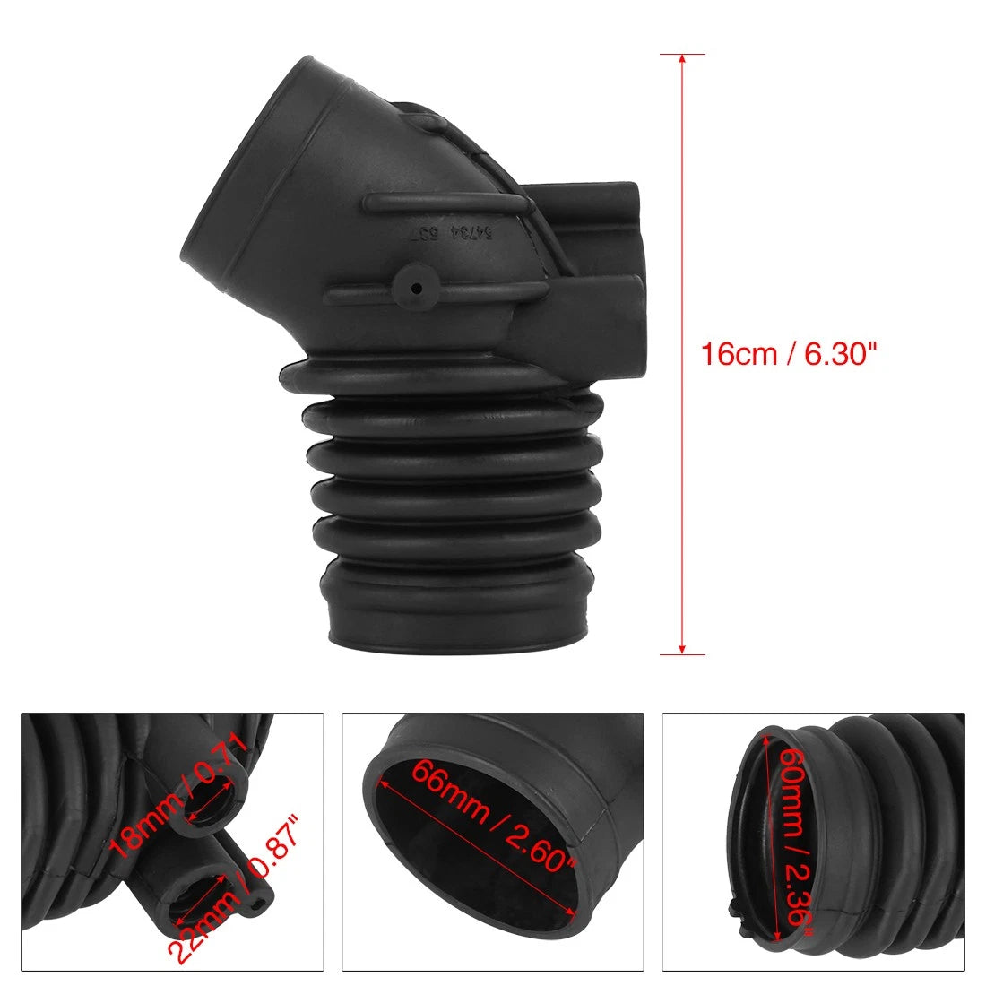 Air Intake Boot Hose Tube for BMW 3 Series E36 318i (1993-1995)