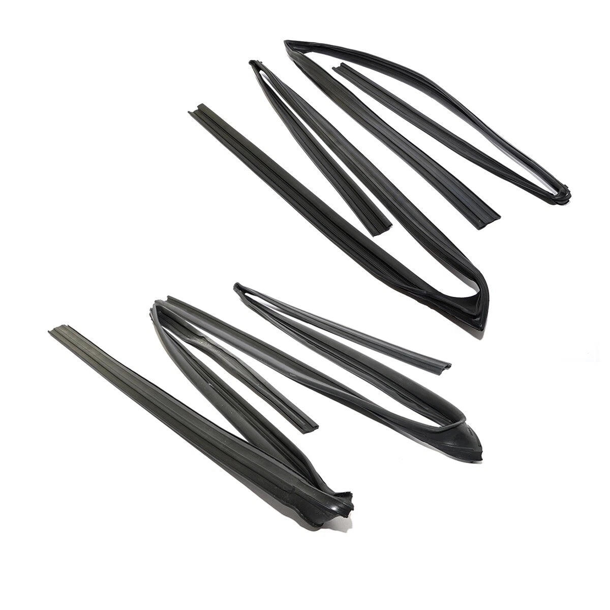4 Pcs Door Glass Run Channel for Honda Civic FB1-FB6 2012-2015