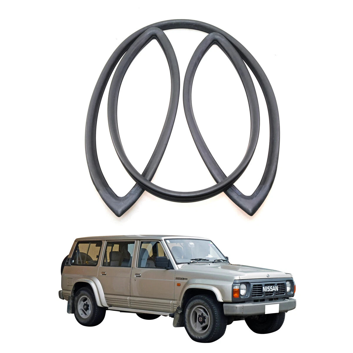 Windshield Weatherstrip for Nissan Patrol Safari Y60 GQ Wagon 1987-1997