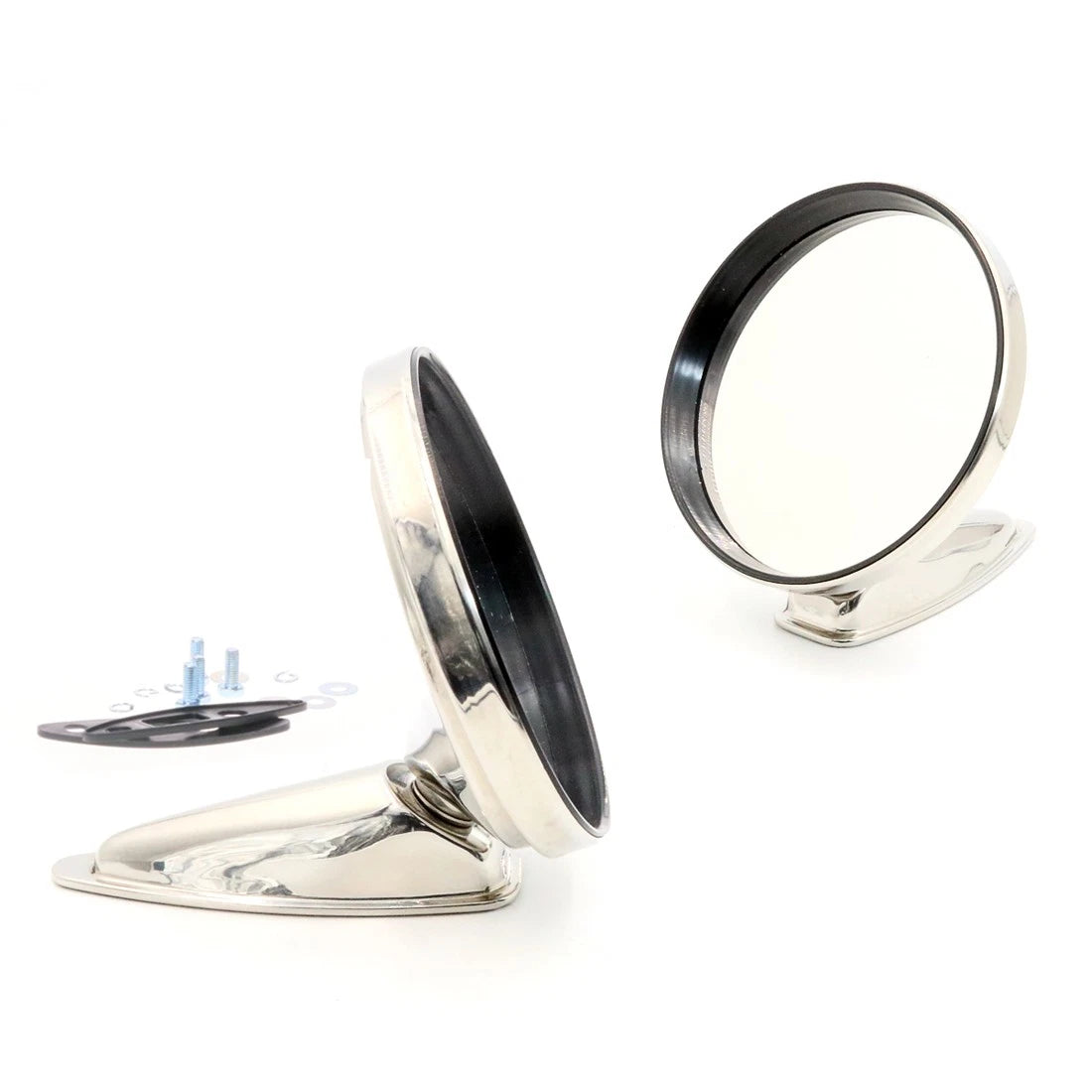 Chrome Door Fender Mirrors Set for Ferrari 275 GTB/500 Superfast 1964-1968