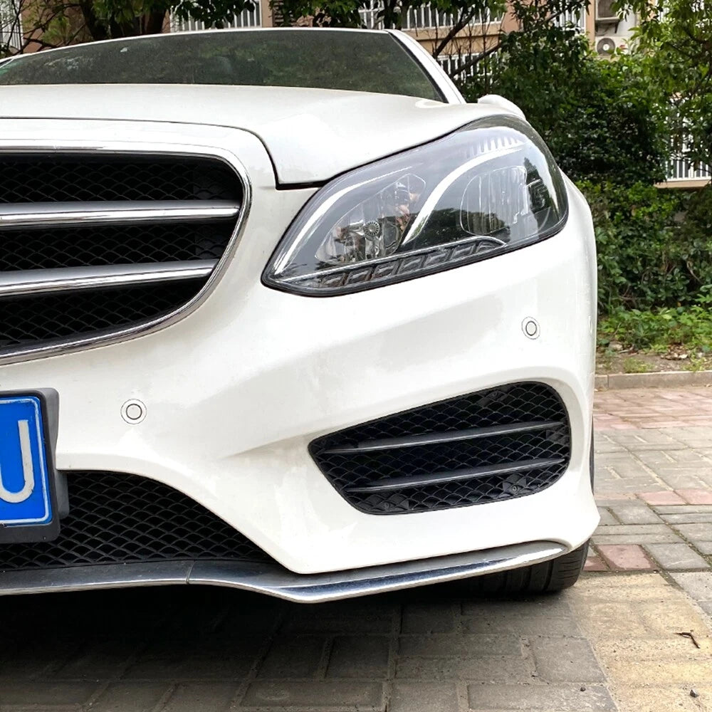 1 Pair Black Front Air Vent Trim for Benz E-Class W212 (2013-2015)