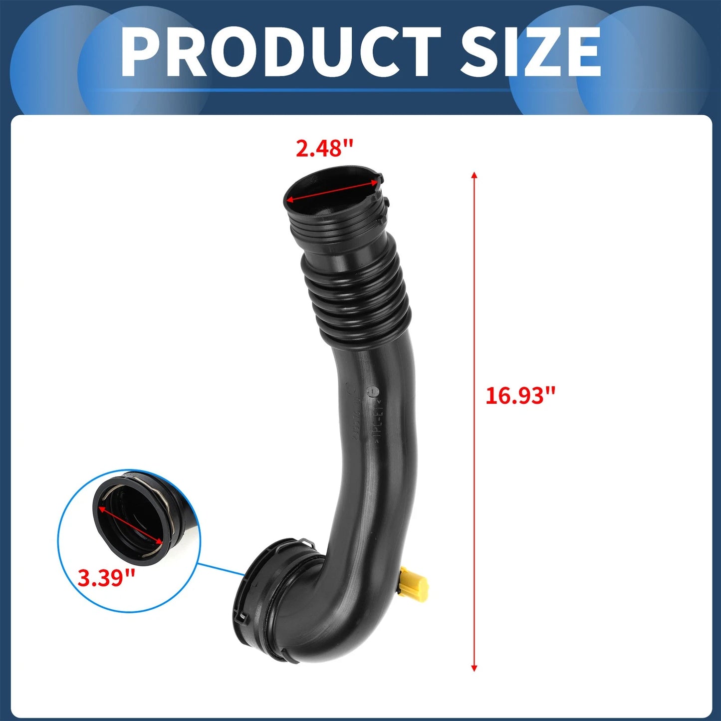 Air Intake Hose w/ Sensor for BMW 740Li (2010-2015)