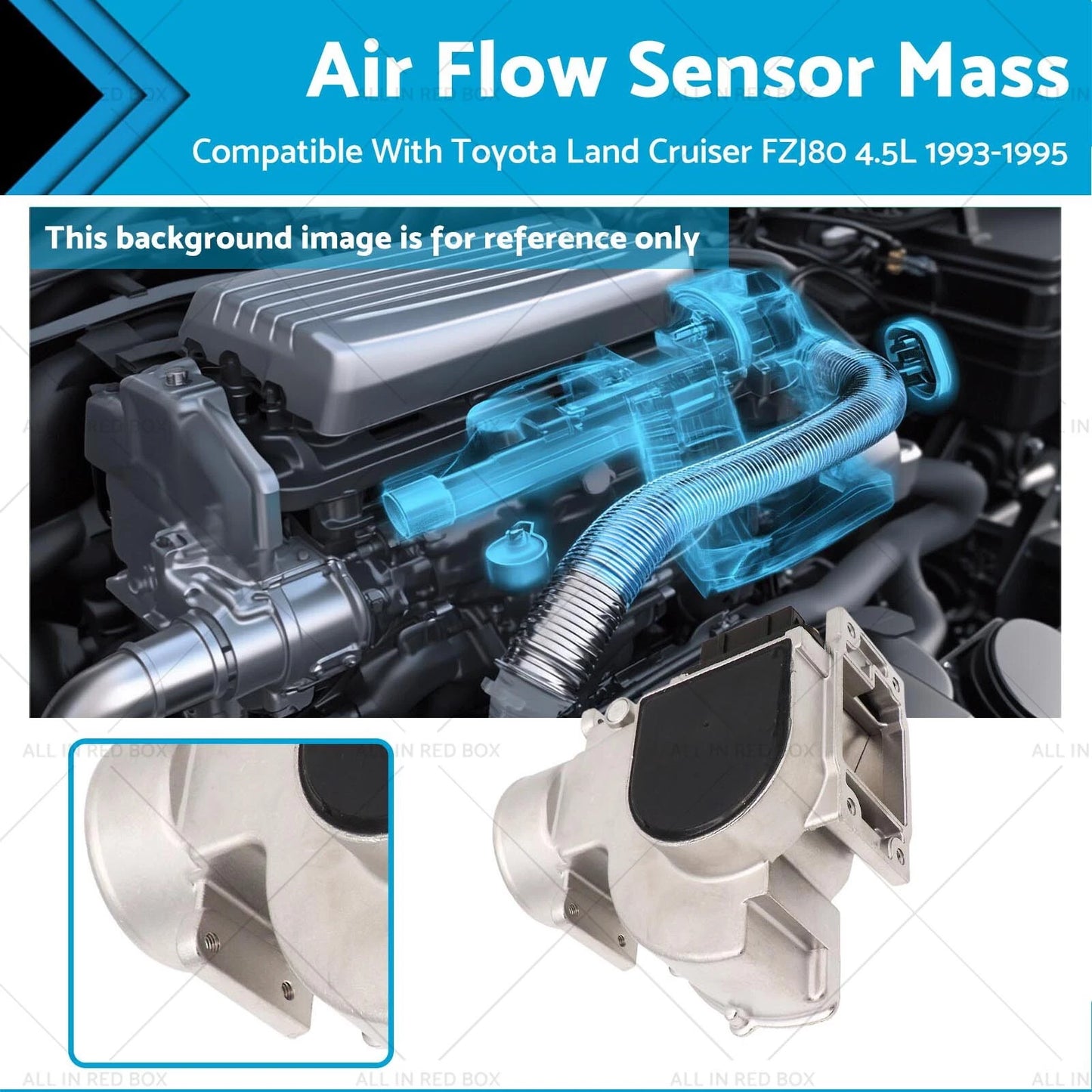 Air Flow Sensor for Toyota LandCruiser FZJ80 4.5L (1993-1995)