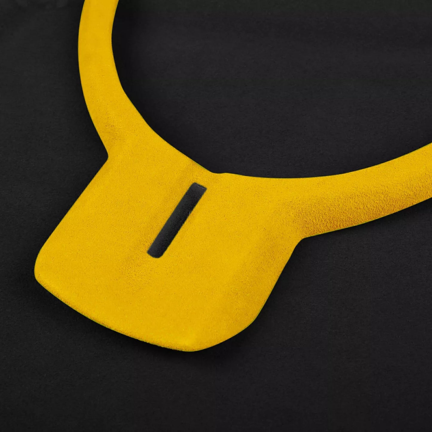 1 x Yellow Leather Steering Wheel Cover for Subaru BRZ, Toyota GT86 (2012-2020)