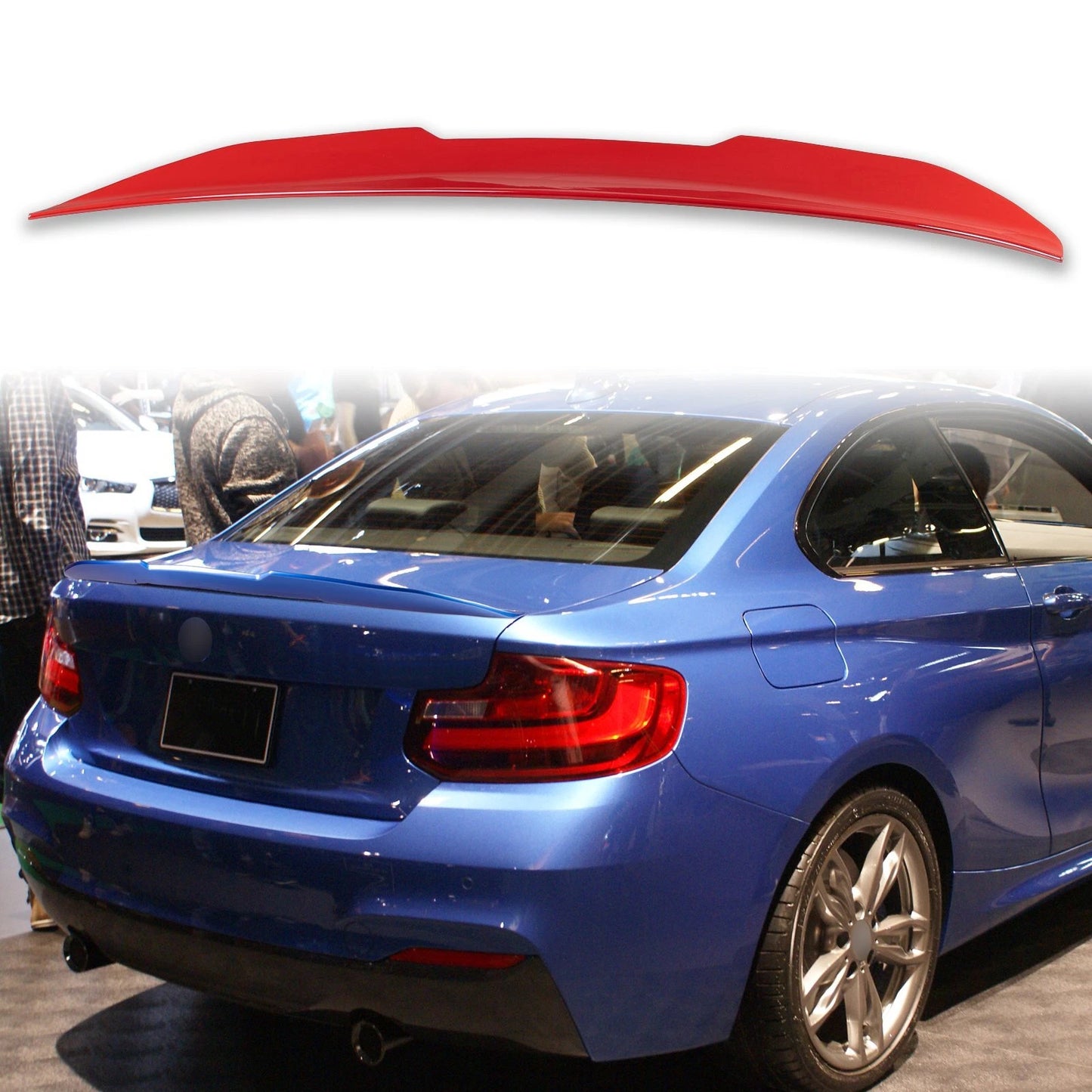 ABS Boot Spoiler for BMW 2 Series F22 (2014-2021) Melbourne Red A75