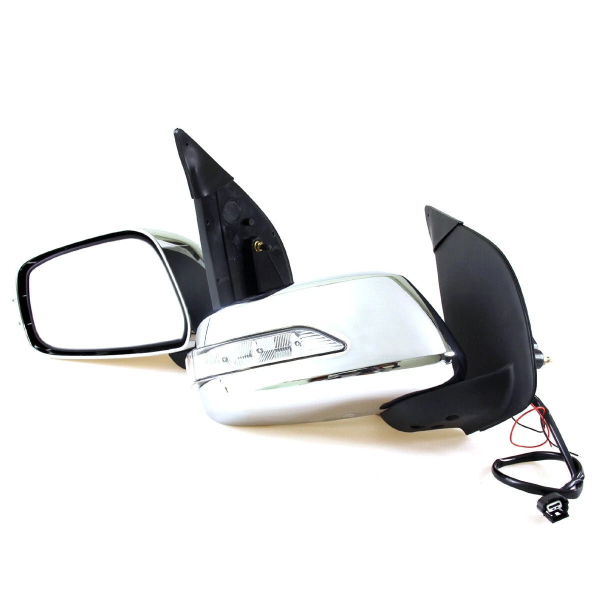 Electric Door Mirror Set w/LED for Nissan Navara Pathfinder 2005-2014