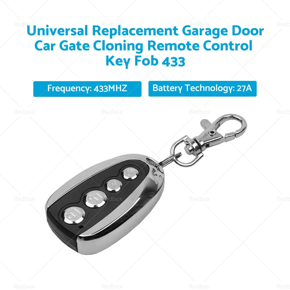 433Mhz Universal Garage Door Remote Key Fob for Various Models