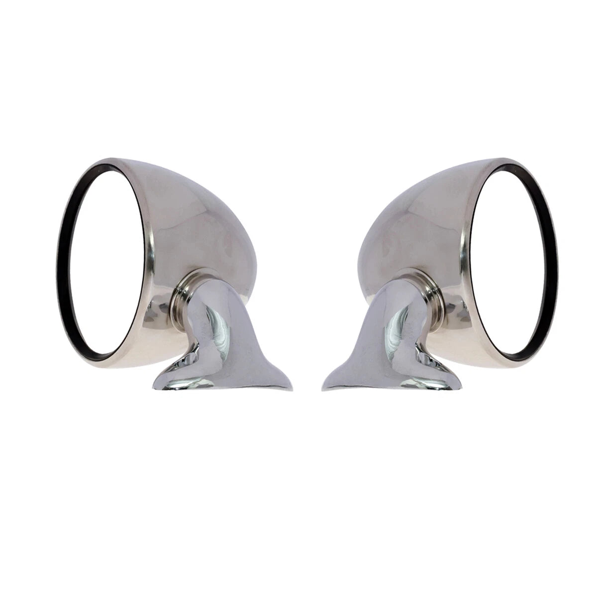 Chrome Fender Mirrors x2 for Datsun Nissan S30 Fairlady Z 240Z 260Z 280Z 1969-1978